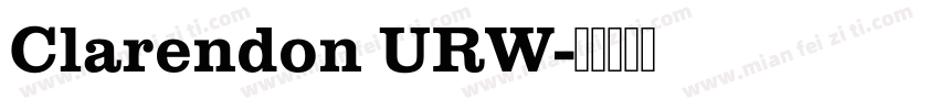 Clarendon URW字体转换